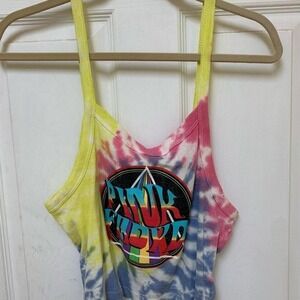 Pink Floyd tie dye tank top
